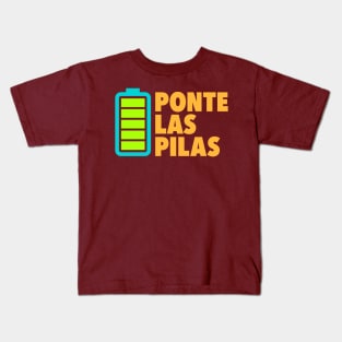 Ponte Las Pilas - color design Kids T-Shirt